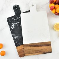 Marble Acacia cutting board cutting board solid wood cutting board household cutting board kitchen Acacia cutting board Preparation  Cutting Boards