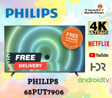 Philips TV 65 Inch 65PUT7374/68 4K UHD LED Andoid TV