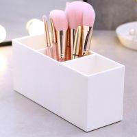 Table Acrylic Makeup Nail Art Brush Holder Cosmetics Storage Box Organizer Case Bag Brushes Organizer Make Up Tools Home Storage