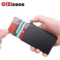 hot！【DT】❁¤  Anti-theft Wallet Thin ID Card Holder Automatically Metal Bank Credit Business
