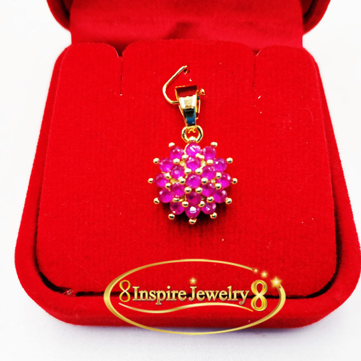 inspire-jewelry-จี้คริสตัลพลอยทับทิมสยาม-งานจิวเวลลี่-พลอยสวย-size-2x1-5cm-งานดีไซด์-งานแบบร้านเพชร