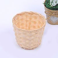 High Qualith Wood Bamboo Natural Bamboo Two Sizes Optional Bamboo Basket Flower Basket