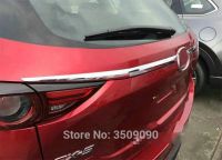 Holiday Discounts Car Back Rear Tail Box Door Trim Stickers Strips Chrome Moulding For Mazda CX-5 CX5 2017 2018 2019 2020 2021 2022 2023 KF