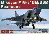 AMK 88003 148 Mikoyan MIG-31 Bmbsm Foxhound UNASSEMLBLED MODEL KIT ใหม่