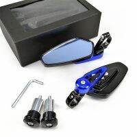 Motorcycle rearview mirror 7/8 22mm handlebar side rearview mirror 180°adjustable blue glass for Bmw R1150Rt R1200Gs 2004-2014