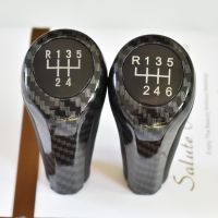 Gear Shift Knob for BMW 1 3 5 6 Series E46 E53 E60 E61 E63 E65 E81 E82 E83 E87 E90 E91 E92 X1 X3 X5 Chromed Matte Carbon Fiber