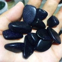 100G Natural blue sand stone tumbling crystal healing specimen gemstone mineral home desktop aquarium decoration