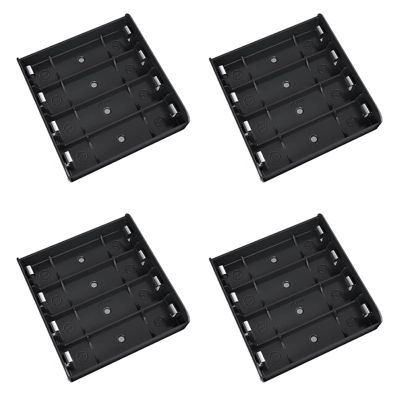 4PCS 4X 21700 Battery Holder Storage Box Case ABS Fireproof Cases Slot Batteries Container with Shrapnel