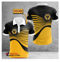 Wolverhampton Wanderers F.C. 2023 New Design Customization High Quality 3DPOLO SHIRT (Contact Online for Free Customization) - NO.6GHGSJ5