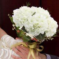 【hot】₪❉  Artificial Flowers Hydrangea Branch Wedding Autum Silk Plastic Bouquet Fake