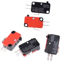 5pcs 250V 16A Microwave Oven Door Arcade Cherry Push Button SPDT 1 NO 1 NC Micro Switch V-15-1C25