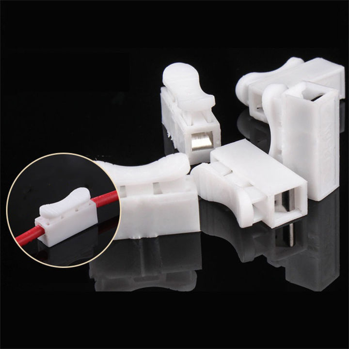 50pcs-splice-ch-2-wire-ch-3-spring-wire-connectors-cable-clamp-block