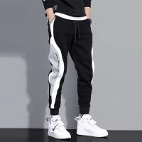 Bunch of foot health pants men the spring and autumn period and the han edition style popular logo black autumn tide comfortable leisure sports pants pants men