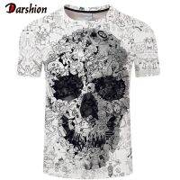 2023 new2020ใหม่แฟชั่นเสื้อยืดสีขาว3D Skull balart เสื้อยืดผู้ชายชายฤดูร้อน TEE คุณภาพ camiseta แขนสั้น O-Neck hip hop Drop Ship