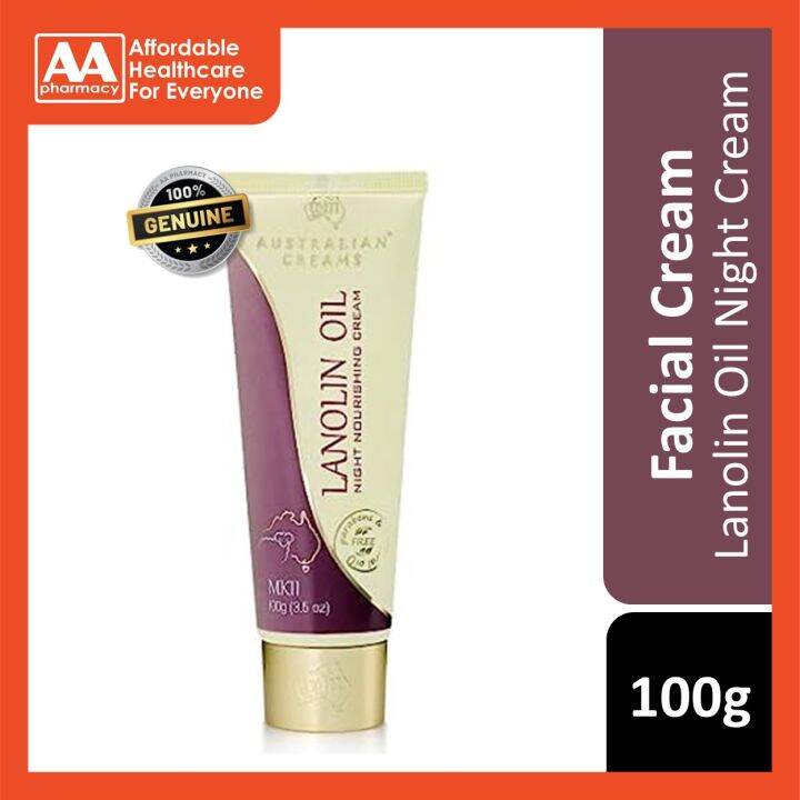 G&M Australian Creams Lanolin Oil Night Cream 100g Lazada