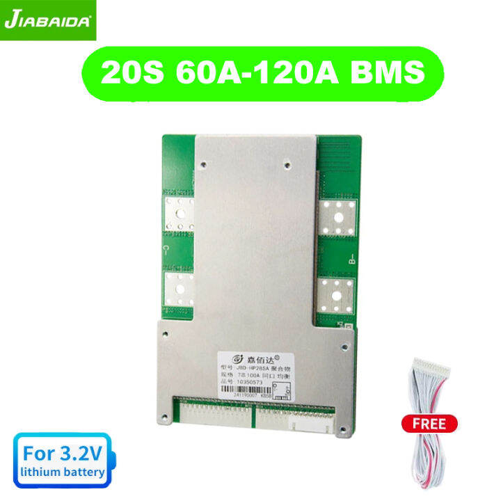 jbd-20s-บอร์ด-bms-60v-lifepo4-batt-balance-60a-80a-100a-120a-รถยนต์ไฟฟ้า