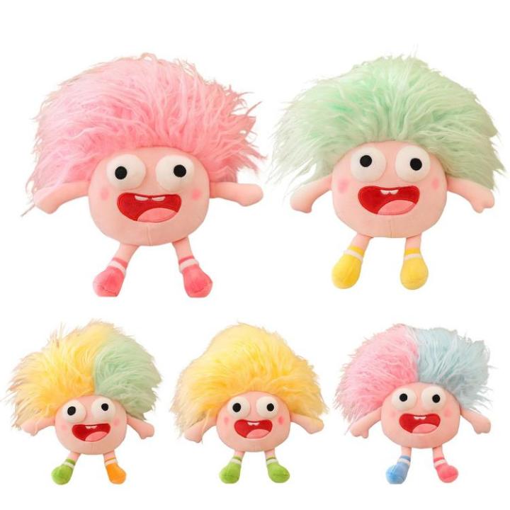 cotton-doll-plush-rag-dolls-for-girls-funny-pop-eye-stuffed-anime-plush-doll-with-long-hair-girls-makeup-cotton-doll-toy-for-diy-kids-birthday-gifts-benchmark