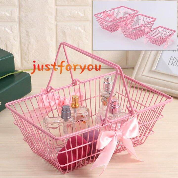 storage-mini-basket-cosmetics-desktop-pink-organizer-girl-container-accessories-cosmetic-supplies