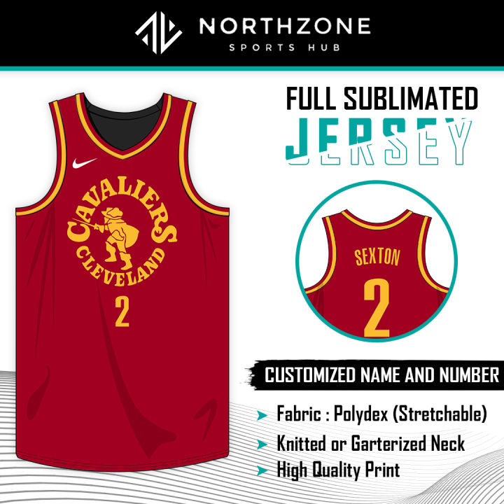 Cleveland Cavaliers Customizable Pro Style Basketball Jersey