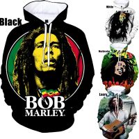 2023 style  Men Sweatshirt Hoodies 3D Printed Bob Marley Streetwear Long Sleeve Clothing hoodie，can be customization