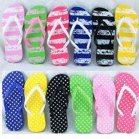 tfu336336 ขายดีที่สุด - / รองเท้าแตะสตรี Beach Flip Flops ฤดูร้อนรองเท้าแตะผู้หญิงแบบพื้นบางง่ายสบายๆ Anti-Slip รองเท้าลำลอง Gilrs ฤดูร้อน Dot รองเท้าแตะสำหรับสตรี