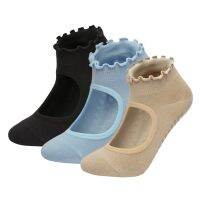 【YD】 New Backless Non-slip Socks Cotton Sport Ballet Pilates Slippers Barefoot Workout for G