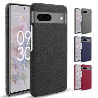For Google pixel 7A Case Hiha Canvas Cloth texture Cover For Google pixel7A Luxury Leather Phone Case Furniture Protectors  Replacement Parts