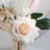Artificial flowers vases simulation bouquets furnishings decoration floral decorations living room decoration eucalyptus leaves