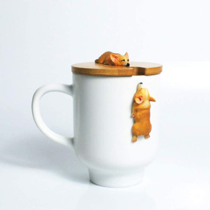 creative 3d dog shaped cup animal