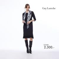 ชุดเดรส Guy Laroche Dress สีดำคลาสสิก แขนยาวสี่ส่วน (GZ2MBL)