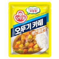 오뚜기카레약간매운맛 ผงแกงกะหรี่ สูตรเผ็ดปานกลาง Ottogi Curry Powder Medium Hot 1kg