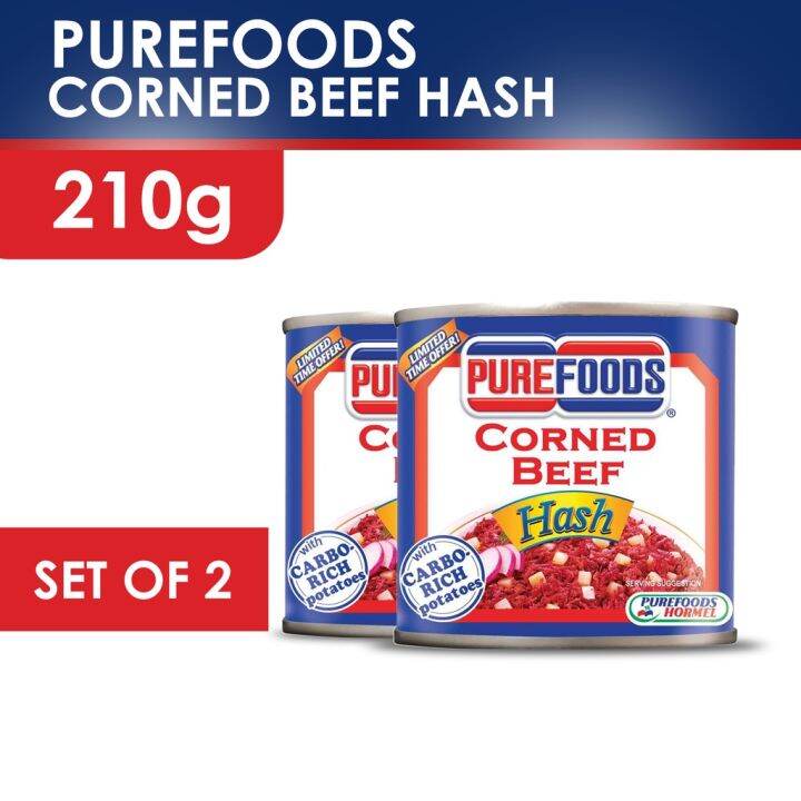 Purefoods Corned Beef Hash (210g) Set of 2 Lazada PH