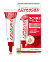 Puricas dragon blood scar gel ADVANCED DRAGONS BLOOD C&amp;E SCAR GEL เจลรักษาแผลเป็น เพียวริก้าส์ ดราก้อนส์ บลัด สการ์ เจล สูตรแอดวานส์ ขนาด 9 g