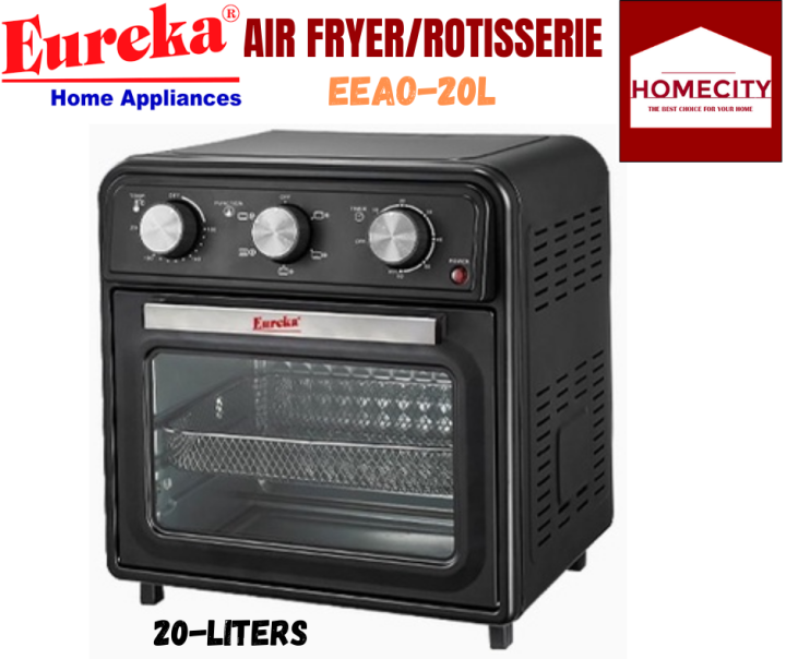 Eureka Air Fryer Oven with Rserie Bake, Roast and Air Fry eeao 20L