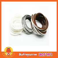 Foam strip adhesive เทปขนกันฝุ่น 12x7mm (1.5 เมตร)ซีลประตู กันฝุ่นแมลง  เทปติดขอบประตู เทปติดขอบหน้าต่าง เทปขนสักหลาด เทปปิดร่อง