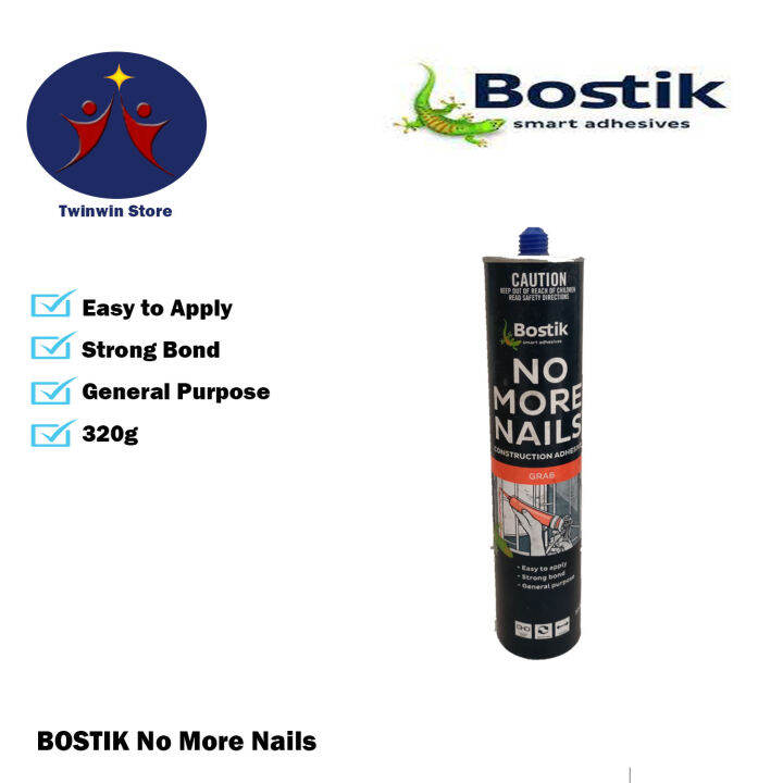 BOSTIK No More Nails Construction Adhesive 320g Lazada PH