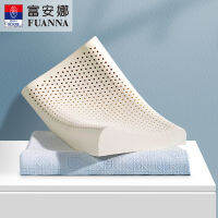 Fu Anna Home Textiles หมอนยางพาราประเทศไทยนำเข้าหมอนเดี่ยวในครัวเรือนของแท้ Q แกนหมอนกันไร