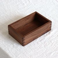 [COD] walnut storage box without All solid mortise and tenon structure wooden