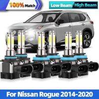 ไฟรถยนต์ชิป CSP แคนบัสไฟตัดหมอกรถสว่างมาก H11 6000K 12V สำหรับนิสสันโรก2014-2016 2017 2018 2019 2020