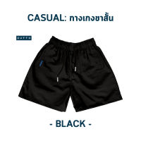 ZUTTO กางเกงขาสั้น กางเกงขาเพียว รุ่น Casual สีดำ