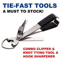 เครื่องมือตกปลา Quick Knot Fast Tie Knotter Fly Tying Line Cutter Clipper Nipper Line กรรไกรคีม Retractor Tackle อุปกรณ์เสริม