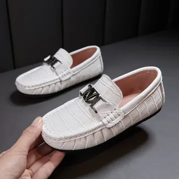 White loafers deals for kids