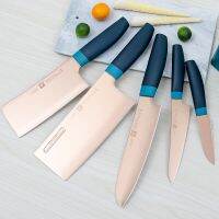 ลดล้างสต็อค Zwilling ชุดมีดสแตนเลสสตีล พร้อมบล็อกมีดไม้  S 5 ชิ้น คมและทนทาน มี 3 สี