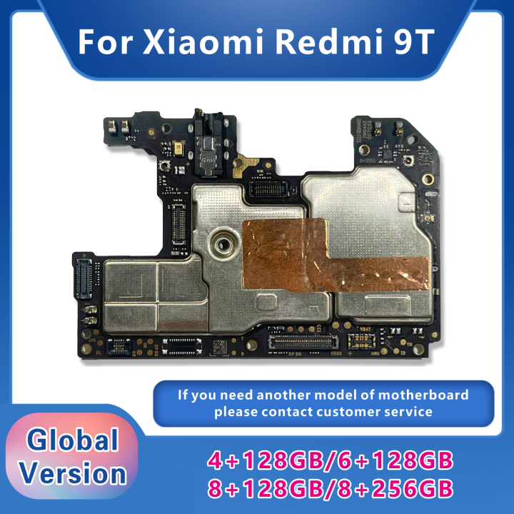 Unlocked For Xiaomi Redmi 9T Motherboard Original 128GB For Redmi 9T ...