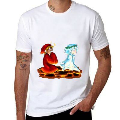 Dante And Virgil T-Shirt Cute Tops T Shirts Short Sleeve Tee Men Clothings