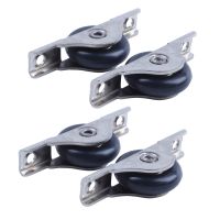 4 Pcs Nylon Single Axle Sliding Door Roller Window Sash Pulley Wheel