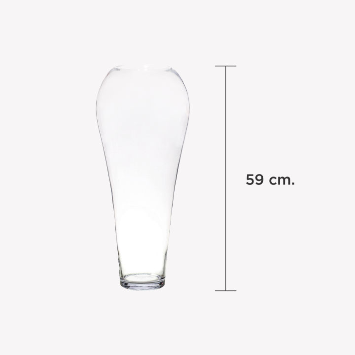 lynx-vase-082-แจกันแก้ว-แจกันสูง-ทรงโอ่ง-แฮนด์เมด-เนื้อใส-มีให้เลือก-2-ขนาด-คือ-ความสูง-50-ซม-และ-60-ซม