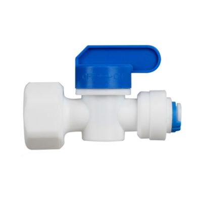 Water Purifier Fittings 1/2 quot;Female Thread To 6.35 mm 9.53 mm Pipe Fast Connecting Ball Valve