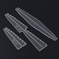 1pc Leather Craft Acrylic Perspex Watchband Belt Strap Hole Stencil Template