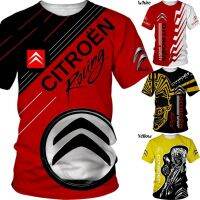 The Latest Summer Car Logo CITROEN 3d Printing T-Shirt Cool Sports Slim Mens Shirt S-5XL